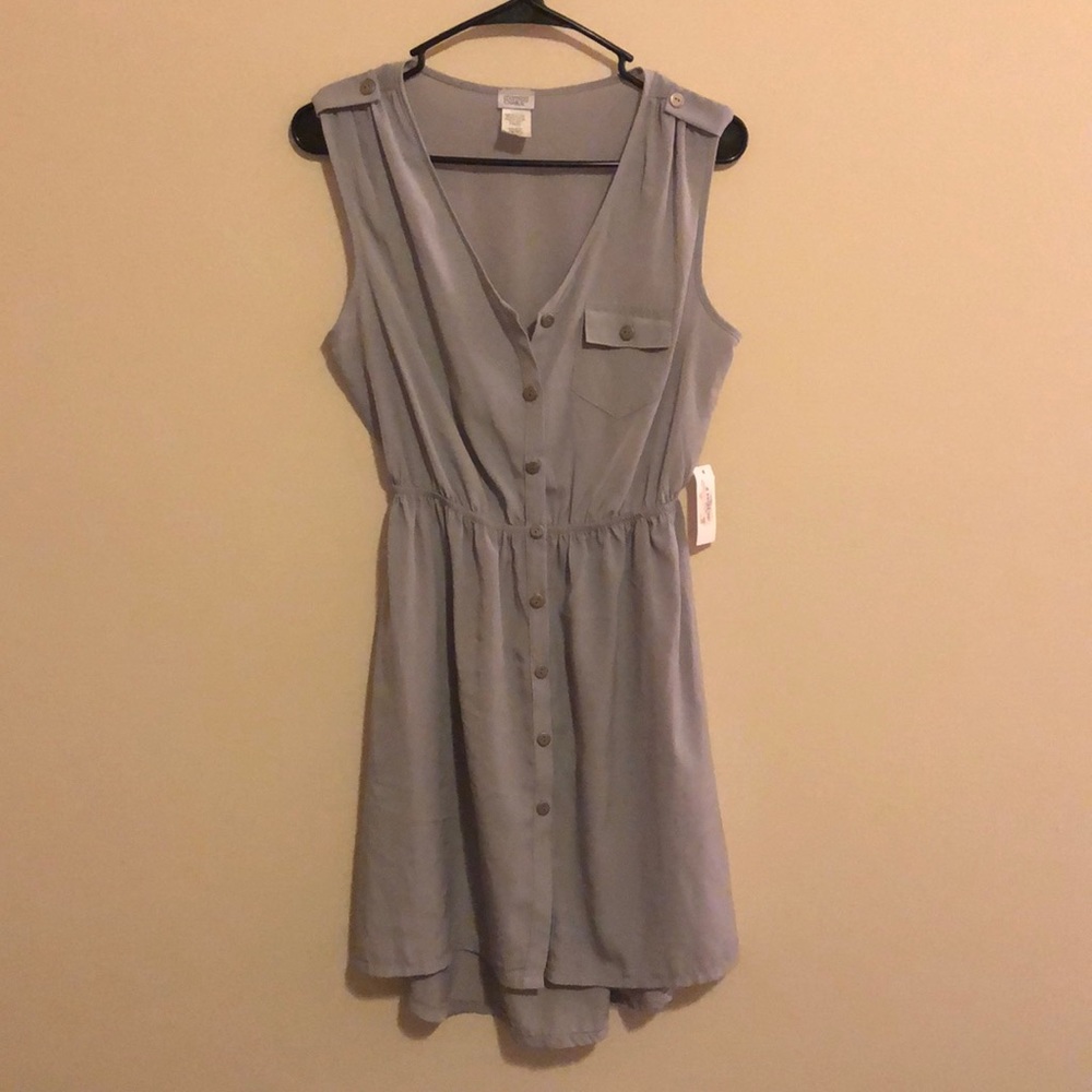 Gray summer dress